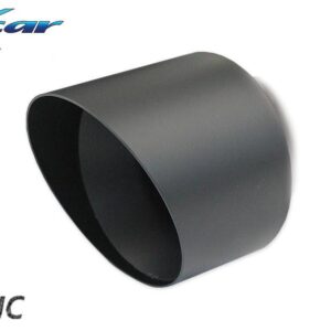 INOX CAR - TERMINALE SILENZIATO CON USCITA DIAM.100 RACING BLACK CERAMIC DX+SX AUDI TT 8S 45TFSI 2.0 245CV 2WD COUPE 2019