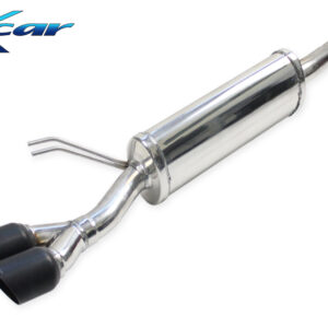 INOX CAR - POSTERIORE CON USCITA 2 X DIAM. 80 RACING BLACK CERAMIC FIAT BRAVO 1.4 T-JET SPORT 150CV 2007