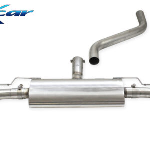 INOX CAR - POSTERIORE SILENZIATO CON USCITA DIAM. 100 RACING BLACK CERAMIC DX+SX FORD FOCUS ST MK4 2.3 ECOBOOST 280CV 2024