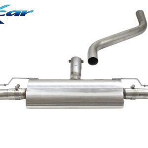 INOX CAR - POSTERIORE SILENZIATO CON USCITA DIAM. 100 RACING DX+SX FORD FOCUS ST MK4 2.3 ECOBOOST 280CV 2024