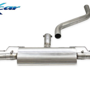 INOX CAR - POSTERIORE SILENZIATO CON USCITA DIAM. 100 X-RACE DX+SX FORD FOCUS ST MK4 2.3 ECOBOOST 280CV 2024