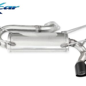 INOX CAR - POSTERIORE CON USCITA 2 X DIAM. 80 RACING BLACK CERAMIC MAZDA MX5 1.5 131CV CABRIO 2017
