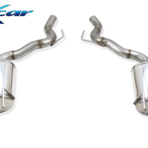 INOX CAR - POSTERIORE SILENZIATO CON USCITA DIAM. 100 RACING DX+SX FORD MUSTANG MK6 GT 5.0 V8 422CV 2015-2017