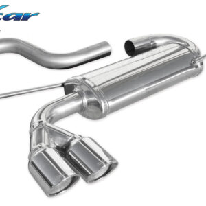 INOX CAR - POSTERIORE CON USCITA 2 X DIAM. 80 X-RACE AUDI A3 8P 2.0 TDI 140CV 2003
