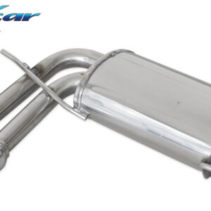 INOX CAR - POSTERIORE CON USCITA 2 X DIAM. 80 X-RACE AUDI S3 8P SPORTBACK 2.0 TFSI 265CV 2008