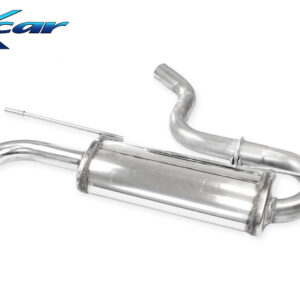 INOX CAR - POSTERIORE CON USCITA DIAM. 100 X-RACE AUDI A3 8V SPORTBACK 1.0 TFSI 116CV 2WD 2016-2018