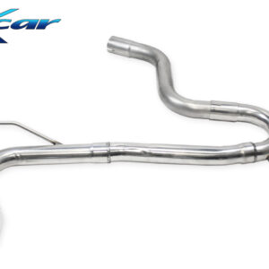 INOX CAR - POSTERIORE SENZA SILENZIATORE CON USCITA 2 X DIAM. 80 RACING AUDI A3 8V SPORTBACK 1.5 TFSI (150cv) 2WD 2017