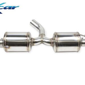 INOX CAR - POSTERIORE 2 SILENZIATORI CON USCITA DIAM. 100 RACING DX+SX TOYOTA YARIS GR 1.6 261CV 2020