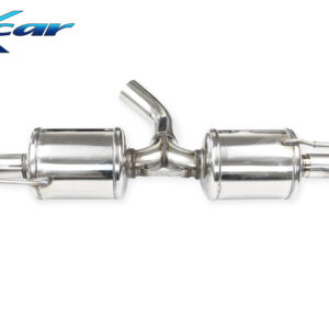 INOX CAR - POSTERIORE 2 SILENZIATORI CON USCITA DIAM. 100 X-RACE DX+SX TOYOTA YARIS GR 1.6 261CV 2020