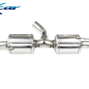 INOX CAR - POSTERIORE 2 SILENZIATORI CON USCITA DIAM. 110 X-RACE DX+SX TOYOTA YARIS GR 1.6 261CV 2020