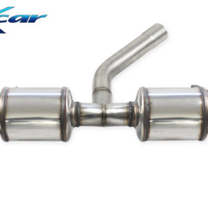 INOX CAR - POSTERIORE DUPLEX CON DUE SILENZIATORI USCITA DIAM.90 X-RACE BMW SERIE 1 F21 120I 2.0T 148CV 16-18
