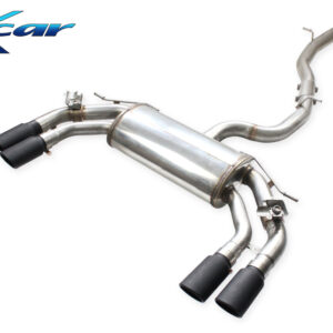 INOX CAR - TUBO CENTRALE DIRETTO + TERMINALE SILENZIATO + VALVOLE CON MONTAGGIO MOTORINI ELETTRICI CUPRA ATECA 2.0 TFSI 300CV 4-DRIVE 2020