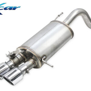 INOX CAR - TERMINALE SILENZIATO CON USCITA 2 X DIAM. 90 X-RACE + VALVOLA HYUNDAI I20N 1.6 TURBO 204CV 2021