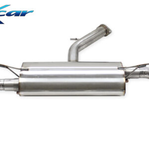 INOX CAR - TERMINALE SILENZIATO CON USCITA DIAM. 100 RACING DX+SX + VALVOLA CON MOTORINO ELETTRICO DI SERIE HYUNDAI I30N 2.0 275CV 2019