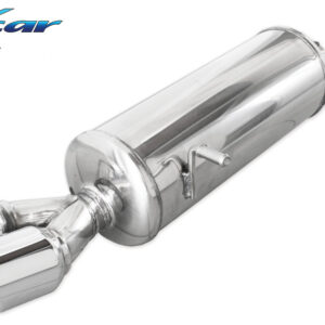 INOX CAR - POSTERIORE CON USCITA 2 X DIAM. 80 X-RACE PEUGEOT 208 GTI 1.6 16V TURBO (200CV) 2013