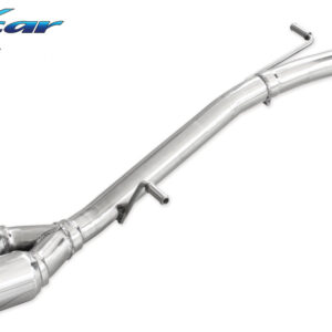 INOX CAR - POSTERIORE SENZA SILENZIATORE CON USCITA 2 X DIAM.80 RACING PEUGEOT 208 GTI 30TH 1.6 16V TURBO (208CV) 2015