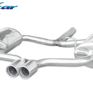 INOX CAR - POSTERIORE CON USCITA CENTRALE 2 X DIAM. 80 MINI COOPER S R53 1.6 (170CV) 2001-2006