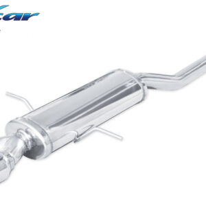 INOX CAR - POSTERIORE CON USCITA CENTRALE 2 X DIAM. 80 X-RACE MINI COOPER R56 S 1.6 175CV 2007