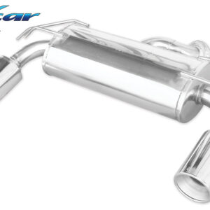 INOX CAR - POSTERIORE CON USCITA SINGOLA DIAM. 102 MEGA DX+SX MITSUBISHI LANCER EVO X 2.0 TURBO 295CV 2009