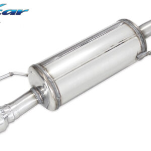 INOX CAR- POSTERIORE SENZA SILENZIATORE CON USCITA DIAM. 90 RACING OPEL ADAM S 1.4 TURBO (150CV) 2015