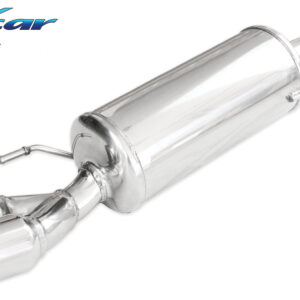INOX CAR- POSTERIORE CON USCITA 2 X DIAM. 80 RACING OPEL ADAM S 1.4 TURBO (150CV) 2015