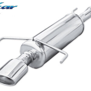 INOX CAR - POSTERIORE CON USCITA SINGOLA OVALE OPEL ASTRA G 1.6 75CV 98-04