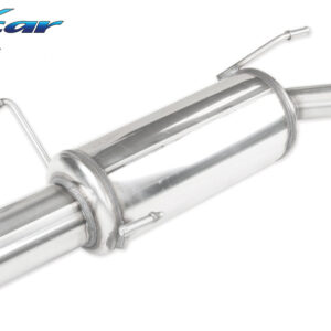 INOX CAR - POSTERIORE CON USCITA SINGOLA DIAM. 90 RALLY OPEL CORSA C 1.6 16V CDTI 70CV 2003-2006