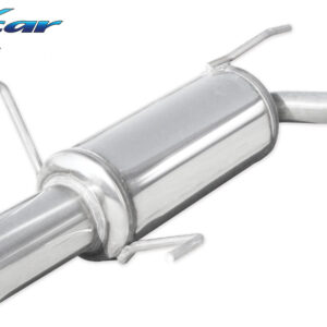 INOX CAR - POSTERIORE CON USCITA SINGOLA DIAM. 90 RALLY OPEL CORSA C 1.4 16V (90CV) 2000-2003