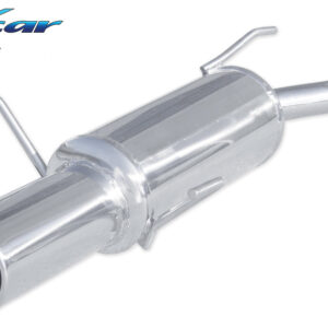 INOX CAR - POSTERIORE CON USCITA SINGOLA DIAM.102 OPEL CORSA C RESTYLING 1.4 16V (90CV) 2004-2006