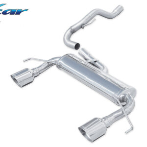 INOX CAR - POSTERIORE CON USICTA DIAM.102 RACING DX+SX OPEL CORSA D OPC 1.6T NURBURGRING EDITION (210CV) 2012