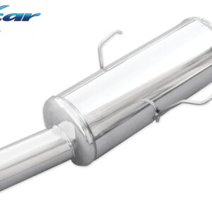 INOX CAR - POSTERIORE CON USCITA SINGOLA DIAM.80 PEUGEOT 106 1.5 D (57CV) 1996-2003