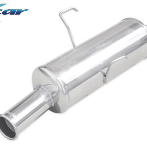 INOX CAR - POSTERIORE CON USCITA DIAM. 76 RETRO STYLE PEUGEOT 106 1.6 16V RALLYE / GTI / 1.6 16V 1996-2003