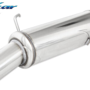 INOX CAR - POSTERIORE CON USCITA SINGOLA DIAM.90 RALLY PEUGEOT 206 1.1 (60CV) 2000