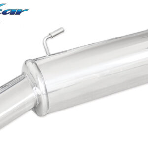 INOX CAR - POSTERIORE CON USCITA SINGOLA OVALE PEUGEOT 206 1.4 (75CV) 2001-2006