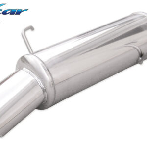 INOX CAR - POSTERIORE CON USCITA SINGOLA OVALE PEUGEOT 206 1.6 88CV 2000