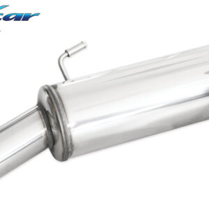 INOX CAR - POSTERIORE CON USCITA SINGOLA DIAM. 90 RALLY PEUGEOT 206 1.6 16V XS 110CV 2001-2006