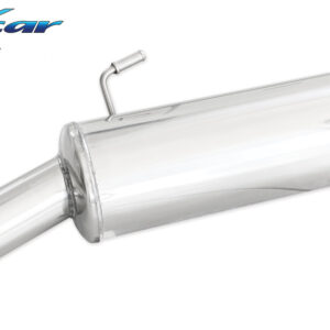 INOX CAR - POSTERIORE CON USCITA SINGOLA DIAM. 80 PEUGEOT 206 1.6 16V XS 110CV 2001-2006