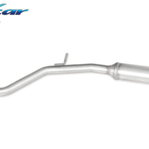 INOX CAR - TUBO CENTRALE CON SILENZIATORE PEUGEOT 206 2.0 16V GTI 136CV 1999-2004