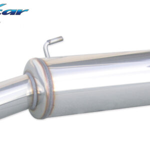INOX CAR - POSTERIORE CON USCITA SINGOLA DIAM. 90 RALLY PEUGEOT 206 2.0 16V GTI 136CV 1999-2004
