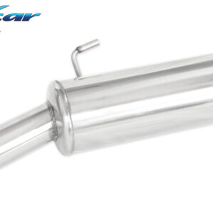 INOX CAR - POSTERIORE CON USCITA SINGOLA DIAM. 80 PEUGEOT 206 2.0 16V GTI 136CV 1999-2004