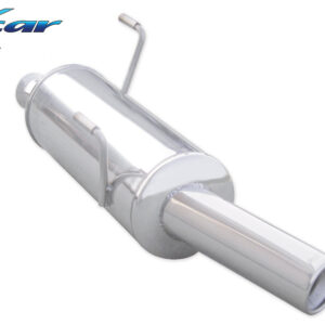 INOX CAR -  POSTERIORE CON USCITA DIAM.80 PEUGEOT 206 GT WRC 135CV