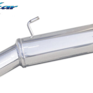 INOX CAR -  POSTERIORE CON USCITA SINGOLA DIAM.102 PEUGEOT 206 1.4 HDI (68CV) 2001
