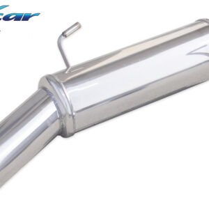 INOX CAR -  POSTERIORE CON USCITA SINGOLA DIAM.102 PEUGEOT 206 1.6 HDI 110CV 2004-2006