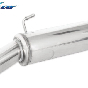 INOX CAR -  POSTERIORE CON USCITA SINGOLA DIAM.90 RALLY PEUGEOT 206 2.0 HDI (90CV) 2000-2005