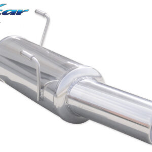 INOX CAR -  POSTERIORE CON USCITA SINGOLA DIAM. 102 PEUGEOT 206 CC 2.0 16V 136CV 2001-2004