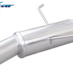 INOX CAR -  POSTERIORE CON USCITA SINGOLA DIAM. 102 PEUGEOT 206 SW 1.4 16V (90CV) 2002-2006