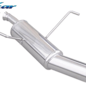 INOX CAR -  POSTERIORE CON USCITA SINGOLA DIAM.80 PEUGEOT 206 SW 2.0 HDI (90CV) 2002-2005