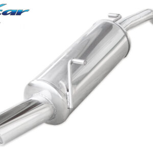 INOX CAR -  POSTERIORE CON USCITA SINGOLA DIAM. 90 X-RACE PEUGEOT 207 1.4 16V (90CV) 2006