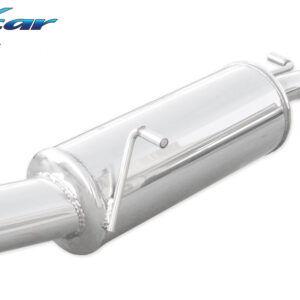 INOX CAR -  POSTERIORE CON USCITA SINGOLA OVALE PEUGEOT 207 1.4 16V (90CV) 2006