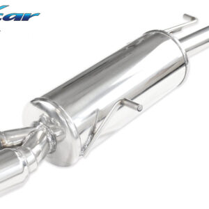INOX CAR -  POSTERIORE CON USCITA 2 X DIAM. 80 RACING PEUGEOT 207 1.6 16V GTI (175CV) 2007